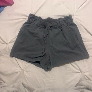 lululemon athletica Dark Gray High Waist Shorts